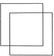 Zwei Quadrate �bereinander